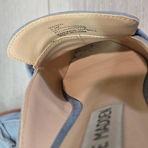 Steve Madden Women Tassel Magan Leather The Pointed Toe Heels Shoes sz 5.5M - Picture 9 of 13